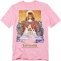 Pink - Front - Labyrinth Unisex Adult Movie Poster T-Shirt