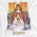 White - Back - Labyrinth Unisex Adult Movie Poster T-Shirt