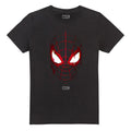 Black - Front - Spider-Man Mens Miles Morales Glitch T-Shirt