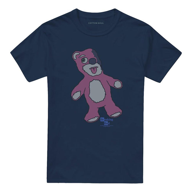 Navy - Front - Breaking Bad Unisex Adult Teddy Bear T-Shirt