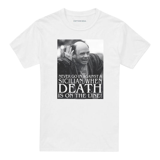 White - Front - The Princess Bride Unisex Adult Sicilian T-Shirt