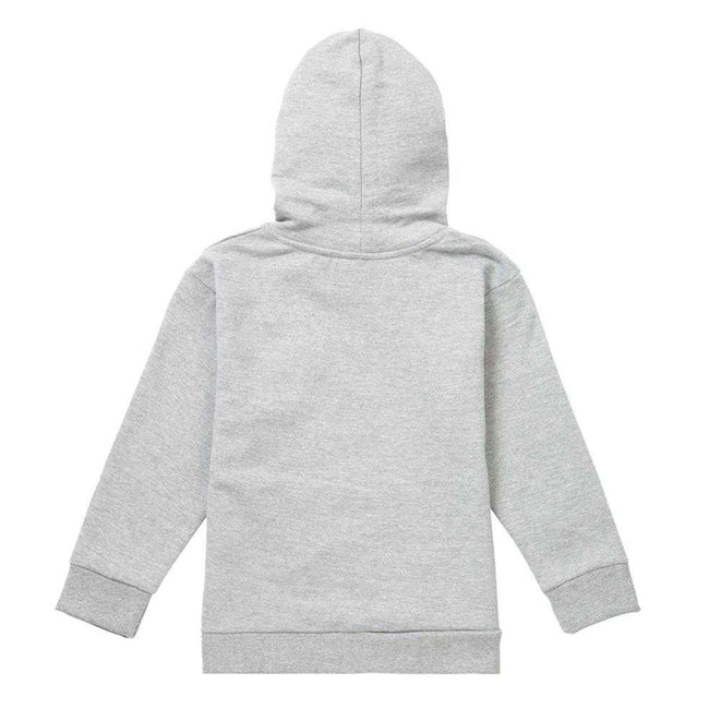 Athletic Heather - Back - AC-DC Childrens-Kids Leopard Print Pull Over Hoodie