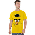 Yellow - Lifestyle - Sesame Street Unisex Adult Retro Bert Sketch T-Shirt