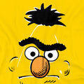 Yellow - Side - Sesame Street Unisex Adult Retro Bert Sketch T-Shirt