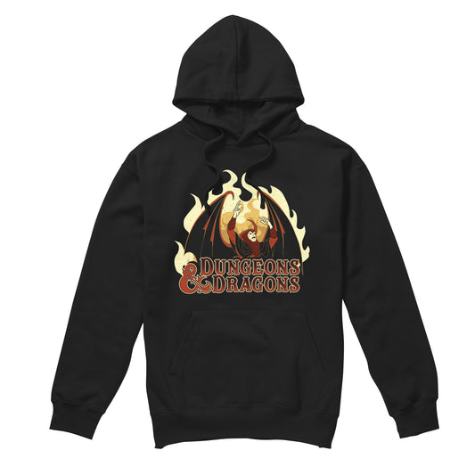 Black - Front - Dungeons & Dragons Mens Venger Pullover Hoodie