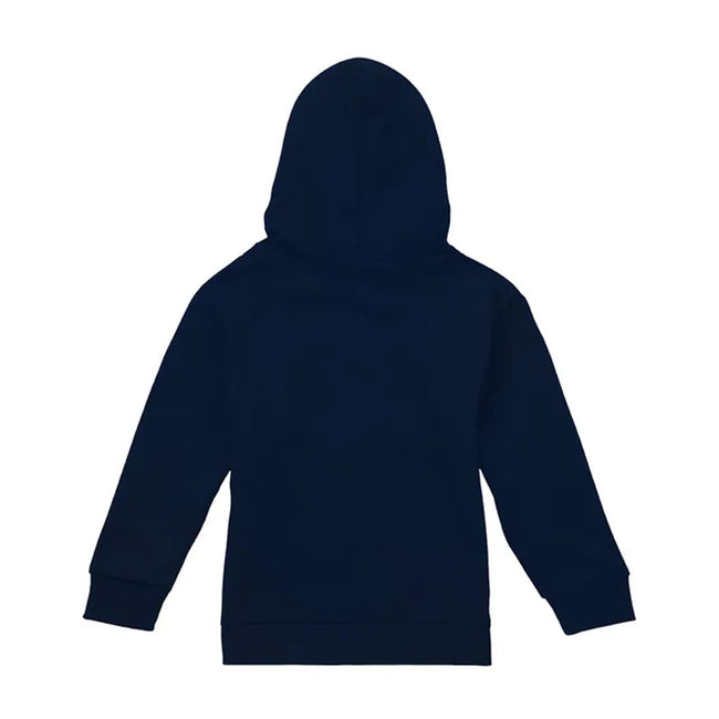 Navy - Back - Frozen Childrens-Kids Bright Like Elsa 10th Birthday Pullover Hoodie