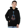 Black - Side - Coco Childrens-Kids Ernesto Miguel Hector Colourful Guitar Hoodie