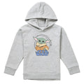Athletic Heather - Front - Star Wars Childrens-Kids Grogu Pullover Hoodie