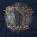 Navy - Back - Bon Jovi Unisex Adult New Jersey T-Shirt