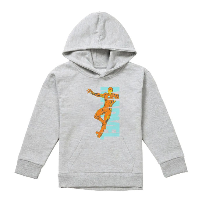 Athletic Heather - Front - Marvel Childrens-Kids Emerge Iron Man Hoodie