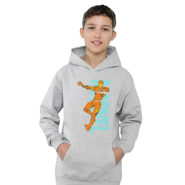 Athletic Heather - Lifestyle - Marvel Childrens-Kids Emerge Iron Man Hoodie