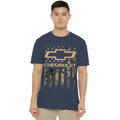 Navy - Lifestyle - Chevrolet Unisex Adult Camo Flag Heather T-Shirt