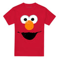 Red - Front - Sesame Street Unisex Adult Elmo Sketch T-Shirt