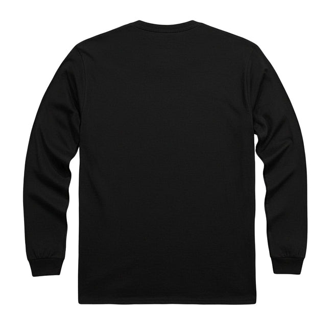 Black - Back - Carroll Shelby Unisex Adult One Color Cobra Long-Sleeved T-Shirt