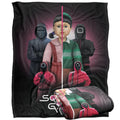 Multicoloured - Back - Squid Game 3 Silky Poster Supersoft Blanket