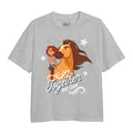Grey - Front - Spirit Girls Lucky Heather T-Shirt