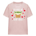 Pink - Front - Star Wars Womens-Ladies You Make My Heart Grogu T-Shirt