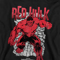 Black - Side - Marvel Childrens-Kids Red Hulk Cracked Pull Over Hoodie