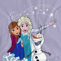 Lavender - Side - Frozen Womens-Ladies Let It Snow Elsa Anna T-Shirt