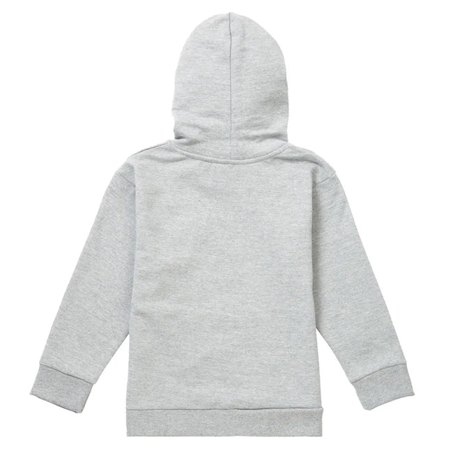 Athletic Heather - Back - Cinderella Childrens-Kids Here Till Midnight Heather New Years Eve Hoodie