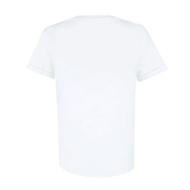 White - Back - Marvel Womens-Ladies Logo T-Shirt