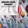 Multicoloured - Lifestyle - Royce McClure Silky Hot Air Balloon Sky Roads Supersoft Blanket