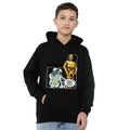 Black - Lifestyle - Star Wars Childrens-Kids Manga Droids R2-D2 & C3PO Hoodie