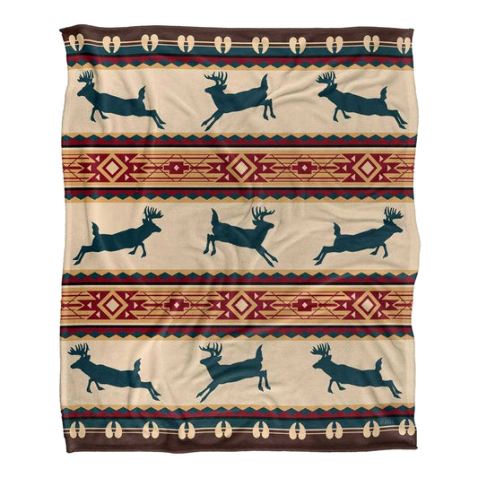 Multicoloured - Front - JQ Licensing Silky Deer Supersoft Blanket
