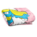 Pink-Blue-White - Back - The Smurfs Silky Smurfette Supersoft Blanket