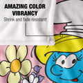 Pink-Blue-White - Lifestyle - The Smurfs Silky Smurfette Supersoft Blanket