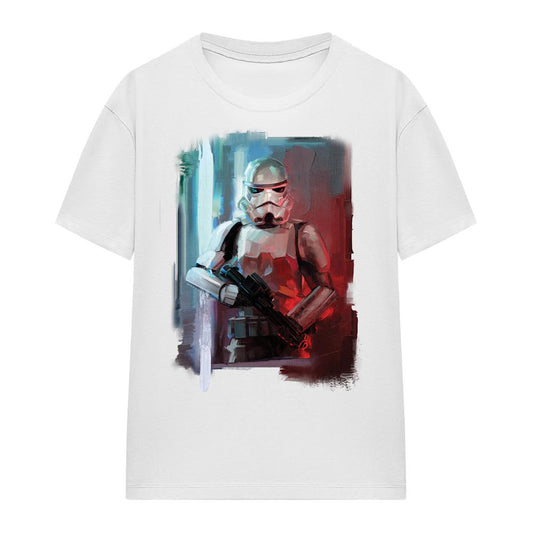 White - Front - Star Wars: Obi-Wan Kenobi Womens-Ladies Stormtrooper T-Shirt