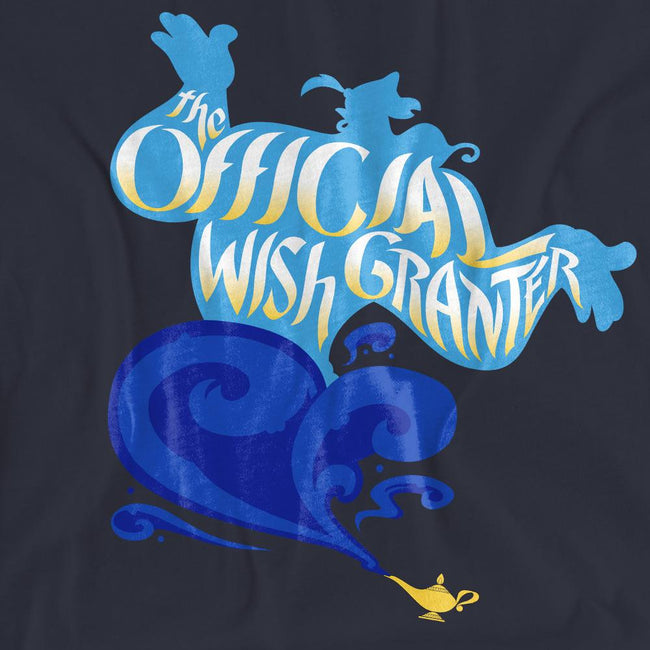 Deep Navy - Pack Shot - Aladdin Womens-Ladies Official Wish Granter Genie T-Shirt