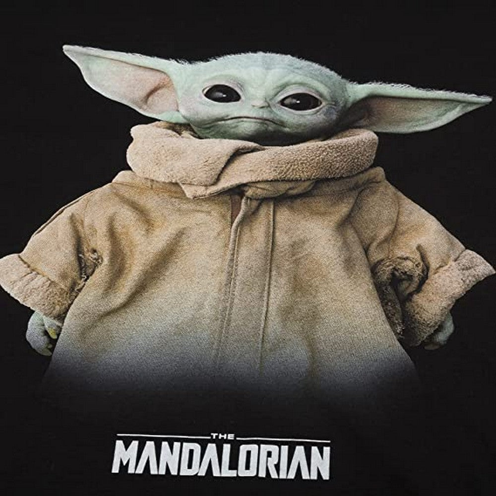 Black-White - Lifestyle - Star Wars: The Mandalorian Mens Baby Yoda T-Shirt (Pack Of 2)