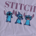Lavender - Close up - Lilo & Stitch Womens-Ladies Stitch Poses T-Shirt