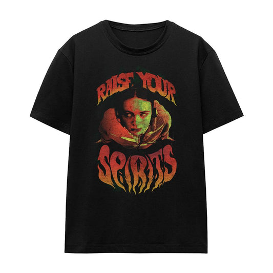Black - Front - Stranger Things Womens-Ladies Raise Your Spirits Max T-Shirt