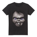 Black - Front - Chucky Unisex Adult Good Guys Face T-Shirt