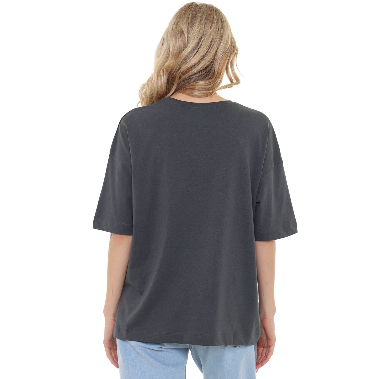 Dark Charcoal - Lifestyle - Winnie the Pooh Womens-Ladies You Ok Hun? Oversized T-Shirt
