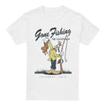 White - Front - Mickey Mouse & Friends Mens Goofy Gone Fishing T-Shirt