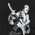 Black - Side - Jimi Hendrix Unisex Adult Mono Cotton T-Shirt