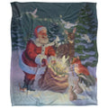 Multicoloured - Front - JQ Licensing Silky Gifts Christmas Supersoft Blanket