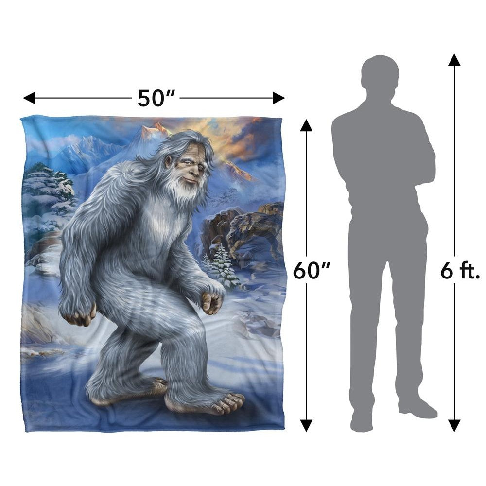Multicoloured - Close up - JQ Licensing En Yeti Abominable Silky Snowman Supersoft Blanket