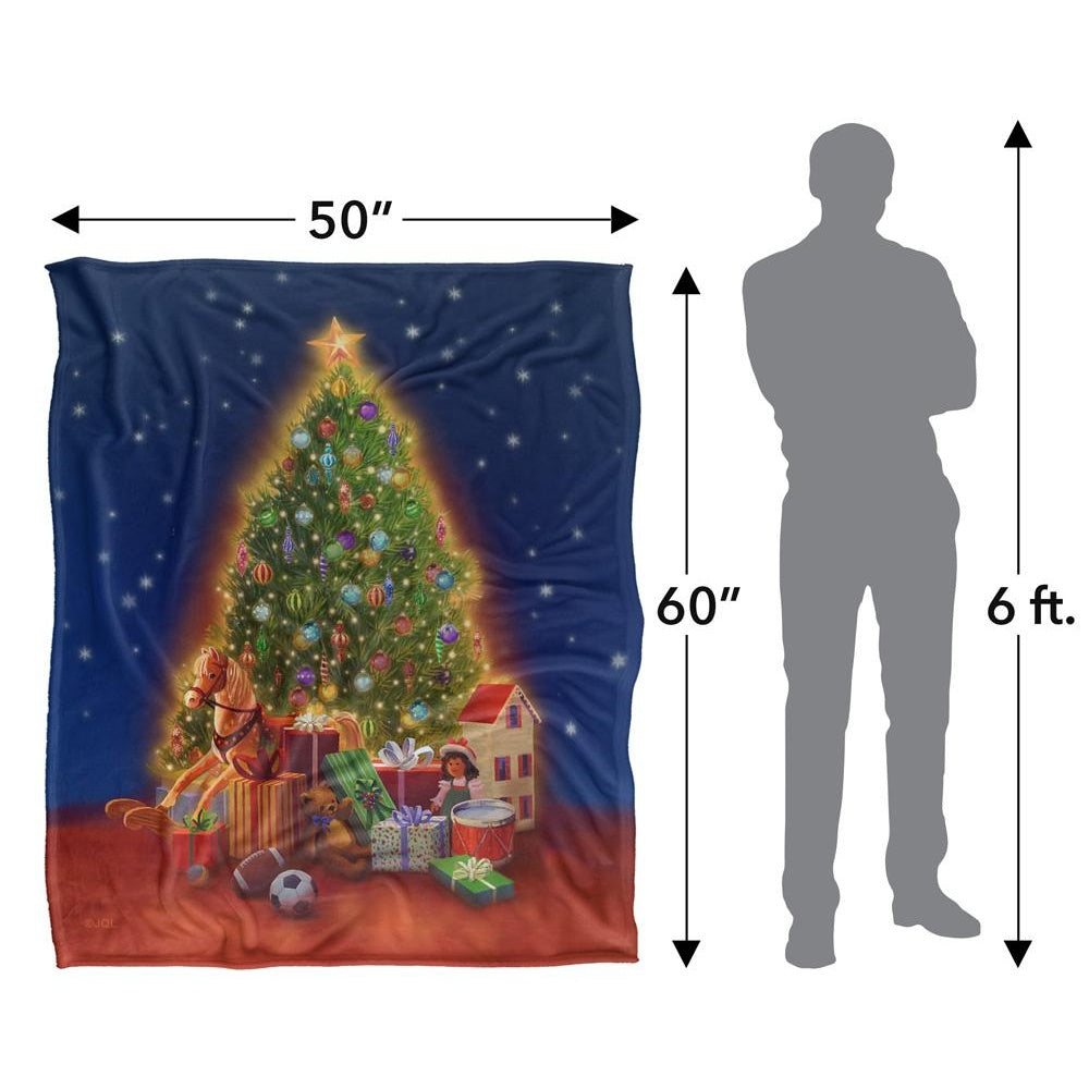 Multicoloured - Close up - JQ Licensing Silky Gifts Christmas Supersoft Blanket