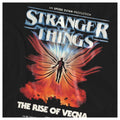 Black - Side - Stranger Things 5 Womens-Ladies Rise Of Vecna Poster T-Shirt