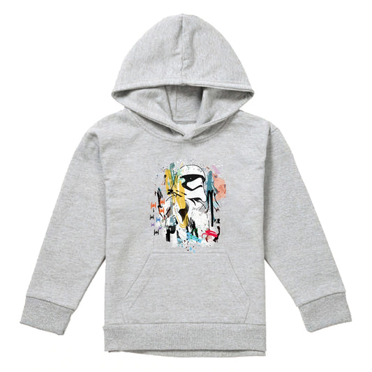 Athletic Heather - Front - Star Wars Childrens-Kids Stormtrooper Abstract Heather Hoodie