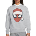 Athletic - Lifestyle - Spider-Man Unisex Adult Santa Hat Heather Christmas Sweatshirt