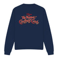 Navy - Front - The Muppets Christmas Carol Unisex Adult Block Logo Sweatshirt