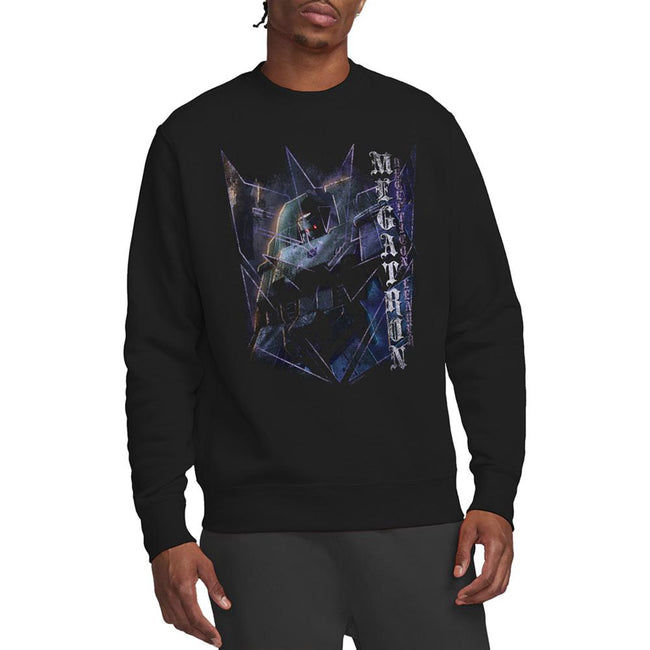 Black - Lifestyle - Transformers Unisex Adult Generations Villainous Megatron Comic Cover Sweatshirt