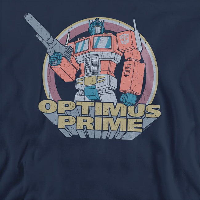 Navy - Back - Transformers Unisex Adult Generations Flea Market Heroic Autobot Optimus Prime Sweatshirt