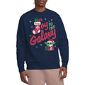 Navy - Lifestyle - Star Wars: The Mandalorian Unisex Adult Joy To The Galaxy Grogu Christmas Sweatshirt