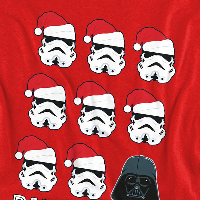 Red - Side - Star Wars Unisex Adult Empire Bah Humbug Christmas Sweatshirt